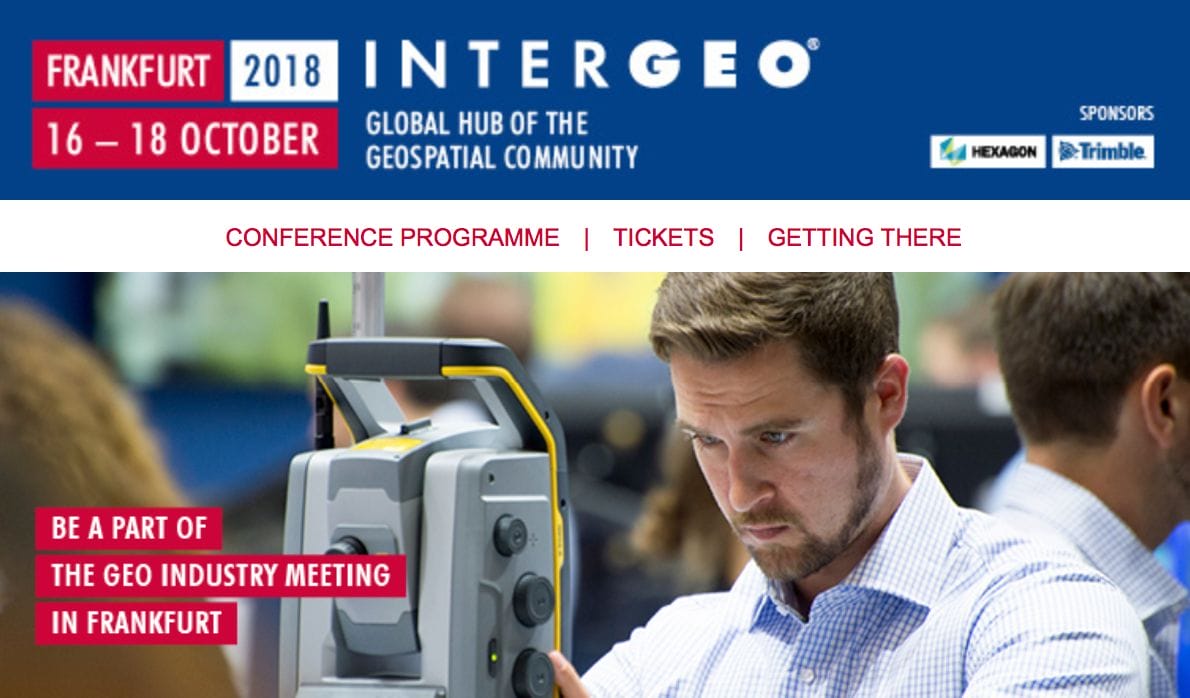 GEOSPATIAL Sector the Focus at INTERGEO 2018