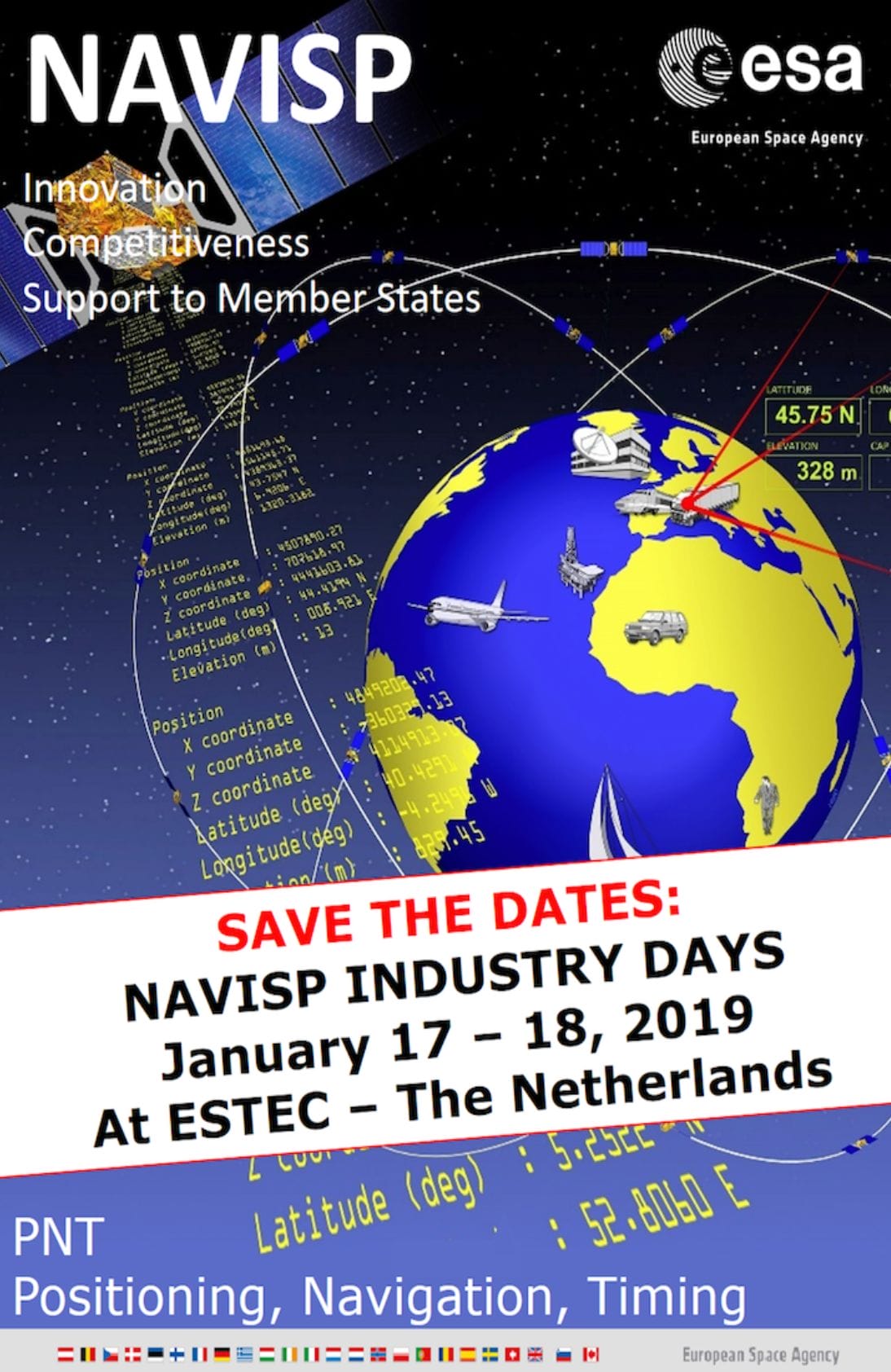 ESA’S NAVISP Industry Days to Look at Future of Navigation