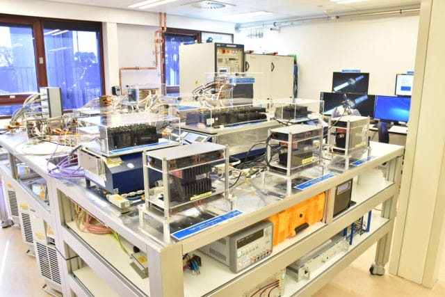 ESTEC's Microwave Lab, the Galileo IOV Engineering Model Payload Testbed Facility
